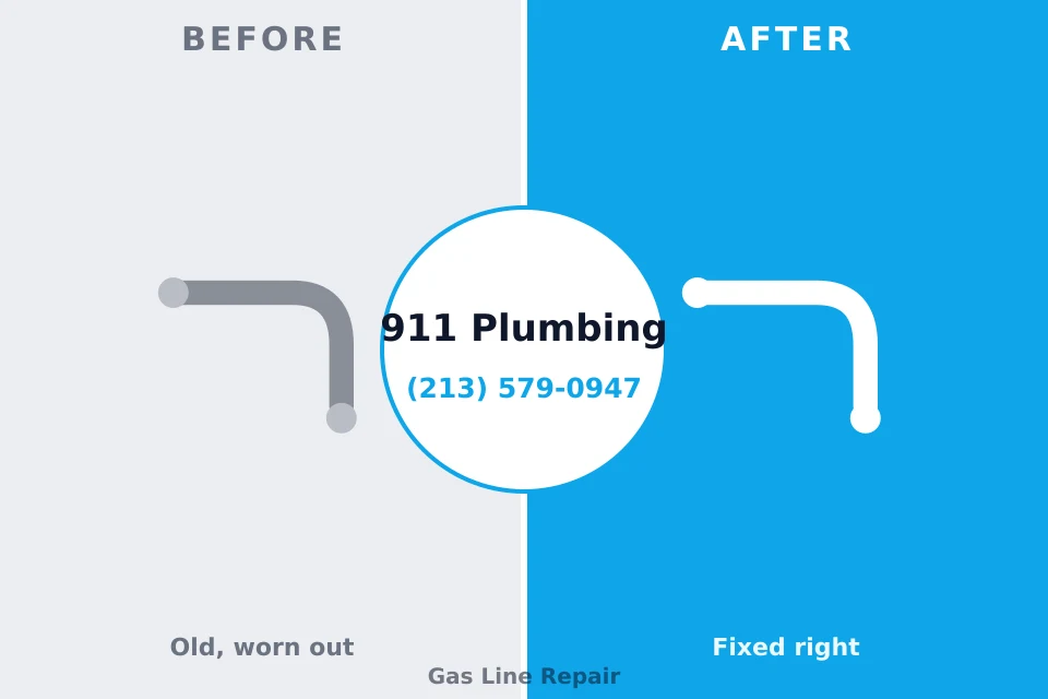 Before and after: plumbing company Skyline Acres, OH